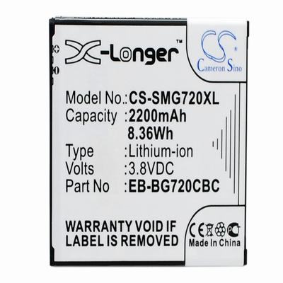 Samsung Galaxy Grand 3 Mobile Phone Battery 3.8V 2200mAh Li-ion SMG720XL