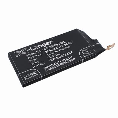 Samsung Galaxy S6 Edge Mobile Phone Battery 3.8V 2600mAh Li-Polymer SMG925SL