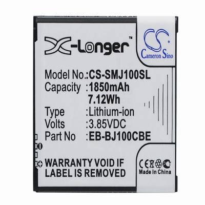 Samsung Galaxy J1 Mobile Phone Battery 3.85V 1850mAh Li-ion SMJ100SL