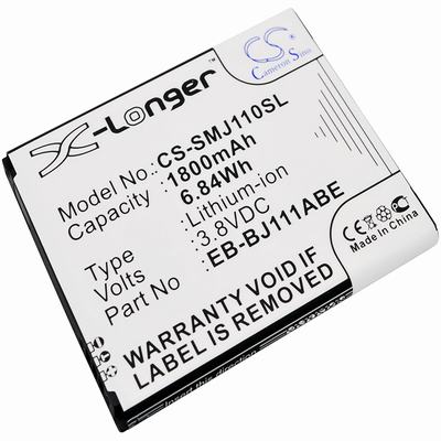Samsung Galaxy J1 Ace Mobile Phone Battery 3.8V 1800mAh Li-ion SMJ110SL