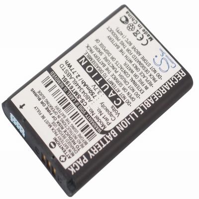 Samsung SGH-T109 Mobile Phone Battery 3.7V 750mAh Li-ion SMT619SL