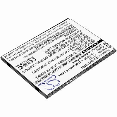 Sugar Y12S Mobile SmartPhone Battery 3.8V 2300mAh Li-ion SUY120SL