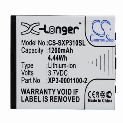 Socketmobile Sonim XP3-S Mobile Phone Battery 3.7V 1200mAh Li-ion SXP310SL