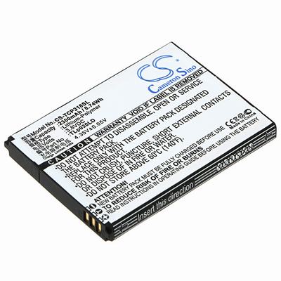 TCL P308L Mobile Phone Battery 3.8V 2300mAh Li-Polymer TCP318SL