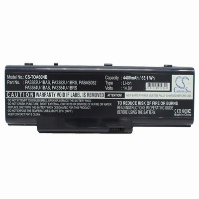 Toshiba Satellite A60 Laptop Notebook Battery 14.8V 4400mAh Li-Ion x 8 TOA60NB