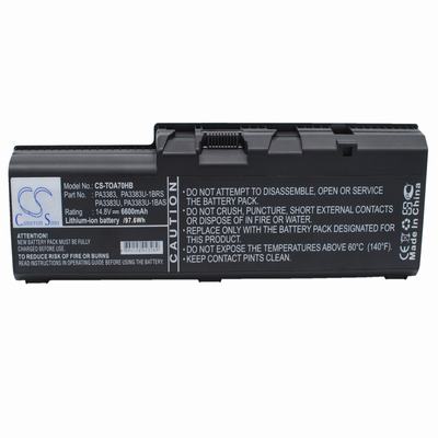 Toshiba Satellite A70 Laptop Notebook Battery 14.8V 6600mAh Li-Ion TOA70HB