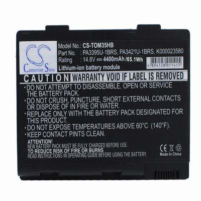 Toshiba Satellite M30X Laptop Notebook Battery 14.8V 4400mAh Li-Ion TOM35HB