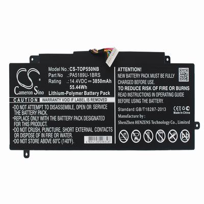 Toshiba Satellite P55W-B Laptop Notebook Battery 14.4V 3850mAh Li-Polymer TOP550NB