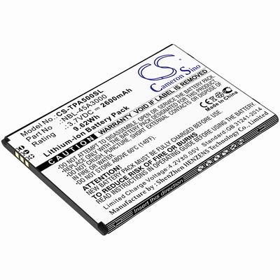 TP-Link Neffos A5 Mobile SmartPhone Battery 3.7V 2600mAh Li-ion TPA500SL