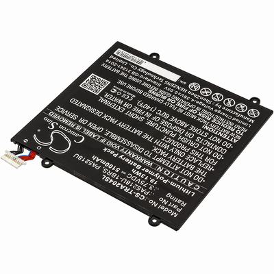 Toshiba Excite A204 Tablet Battery 3.75V 5100mAh Li-Poly TRA204SL