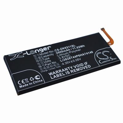 ZTE Nubia Z9 Mobile Phone Battery 3.8V 2900mAh Li-Polymer ZNX511SL