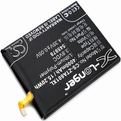 ZTE BA601 Mobile SmartPhone Battery 3.8V 4000mAh Li-Poly ZTA601XL