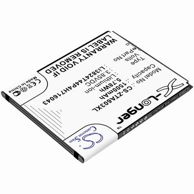 ZTE 602ZT Mobile SmartPhone Battery 3.85V 1500mAh Li-ion ZTA603XL