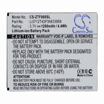 ZTE E700 F860 F868 F866 Mobile Phone Battery 3.7V 1200mAh Li-ion ZTF860SL