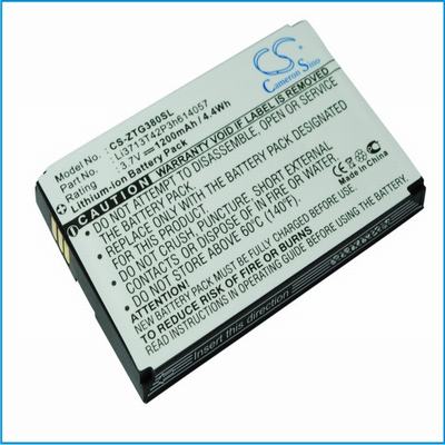 ZTE F165 Mobile Phone Battery 3.7V 1200mAh Li-ion ZTG380SL
