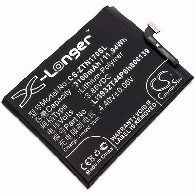 ZTE Nubia Z17 Mobile SmartPhone Battery 3.85V 3100mAh Li-Poly ZTN170SL
