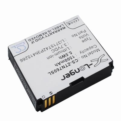 ZTE N760 Mobile Phone Battery 3.7V 1500mAh Li-ion ZTN760SL