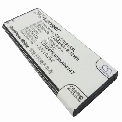 ZTE V5S Mobile Phone Battery 3.8V 2400mAh Li-ion ZTU918SL