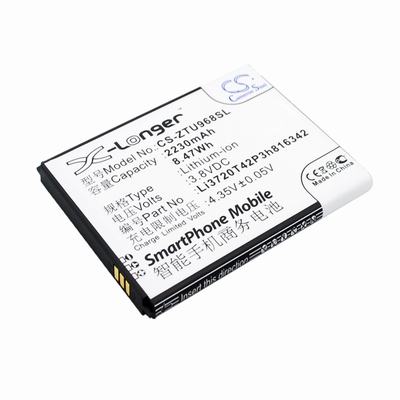 ZTE U968 Mobile Phone Battery 3.8V 2230mAh Li-ion ZTU968SL