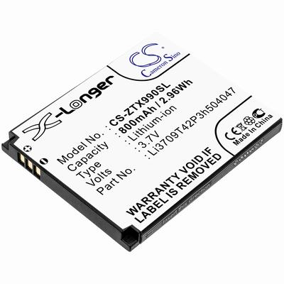 Orange Rio Pocket PC & PDA Battery 3.7V 800mAh Li-Ion ZTX990SL
