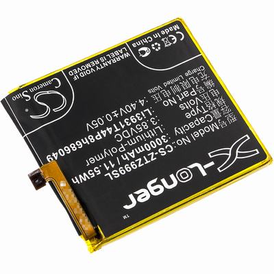 ZTE Axon M Mobile SmartPhone Battery 3.85V 3000mAh Li-Poly ZTZ999SL