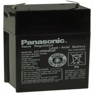 Panasonic LC-R064R5P SLA 6V Battery