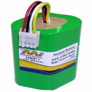 Tyco Healthcare 382400 Medical Battery 4.8V 4000mAh NIMH MB811