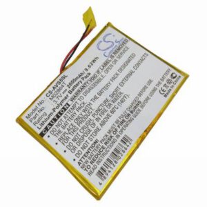 Archos 5 60GB MP3 MP4 PMP Media Player Battery 3.7V 2600mAh Li-Polymer AVS5SL