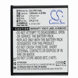 Coolpad 8079 Mobile Phone Battery 3.7V 1300mAh Li-ion CPD114SL