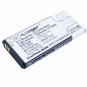 Coolpad 7060S Mobile Phone Battery 3.7V 1500mAh Li-ion CPD706SL