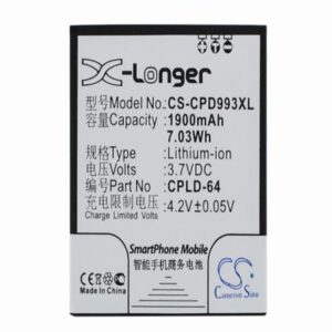 Coolpad 9930 Mobile Phone Battery 3.7V 1900mAh Li-ion CPD993XL