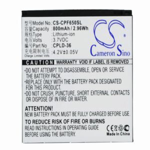 Coolpad E230 Mobile Phone Battery 3.7V 800mAh Li-ion CPF650SL