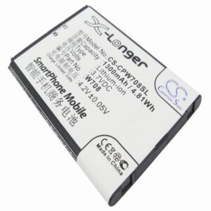 Coolpad W708 Mobile Phone Battery 3.7V 1300mAh Li-ion CPW708SL