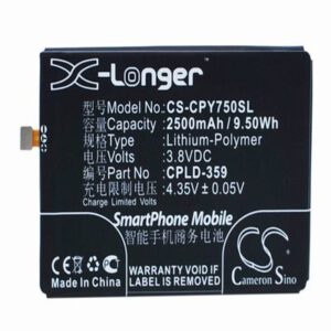 Coolpad T2-C01 Mobile Phone Battery 3.8V 2500mAh Li-Polymer CPY750SL