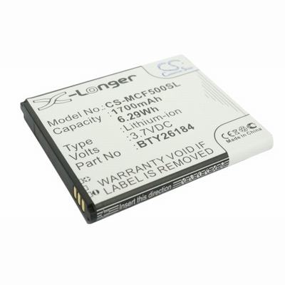Mobistel Cynus F5 CD MP3 MP4 Media Player Battery 3.7V 1700mAh Li-Ion MCF500SL