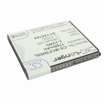 Mobistel Cynus F5 CD MP3 MP4 Media Player Battery 3.7V 1700mAh Li-Ion MCF500SL