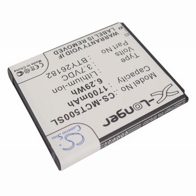 Mobistel Cynus T5 CD MP3 MP4 Media Player Battery 3.7V 1700mAh Li-Ion MCT500SL
