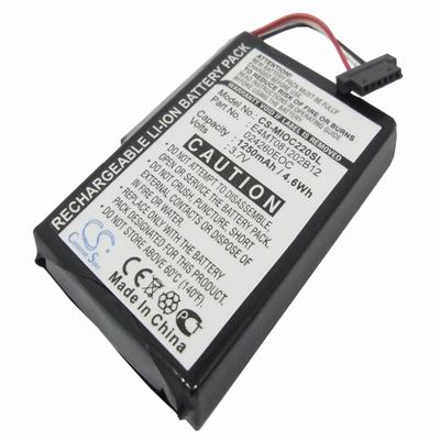 Mitac Mio C250 GPS Battery 3.7V 1250mAh Li-ion MIOC220SL