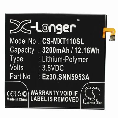 Motorola Shamu Mobile Phone Battery 3.8V 3200mAh Li-Polymer MXT110SL