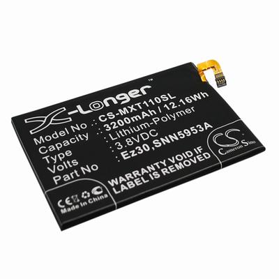 Motorola Shamu Mobile Phone Battery 3.8V 3200mAh Li-Polymer MXT110SL