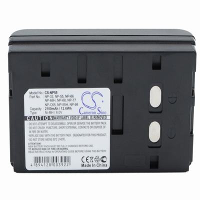 Sony GV-U5 Digital Camera Video Battery 6V 2100mAh Nickel Metal Hydride NP55