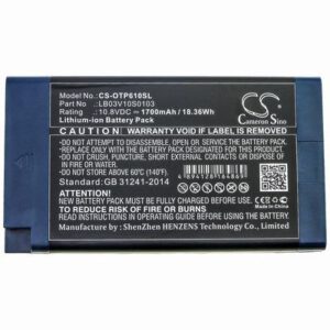 OPWILL OPT6123L Equipment Survey Test Battery 10.8V 1700mAh Li-ion OTP610SL