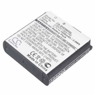 Spare HDMax Digital Camera Video Battery 3.7V 1050mAh Li-Ion SHD960SL