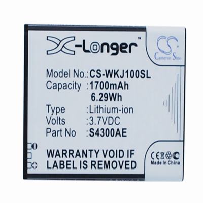 Wiko Jimmy Mobile Phone Battery 3.7V 1700mAh Li-ion WKJ100SL