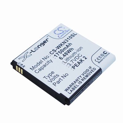 Wiko Cink Peax Mobile Phone Battery 3.7V 1750mAh Li-ion WKN310SL