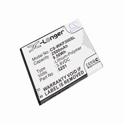 Wiko Pulp 3G Mobile Phone Battery 3.8V 2500mAh Li-Polymer WKP300SL