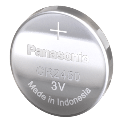 CR2450/F1AN, 3V Button Battery, Coin, Panasonic