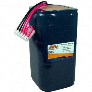Physio Control Life Pak 9P Monitor/Defibrillator Hawker Medical Battery 16V 2500mAh Sealed Lead Tin SLT MB731