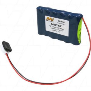 Ramsey Coote Fluorecent Lamp Medical Battery 7.2V 600mAh NICd MB757