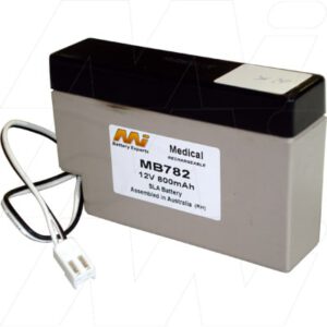 Schiller America AT-10 ECG Medical Battery 12V 800mAh SLA MB782